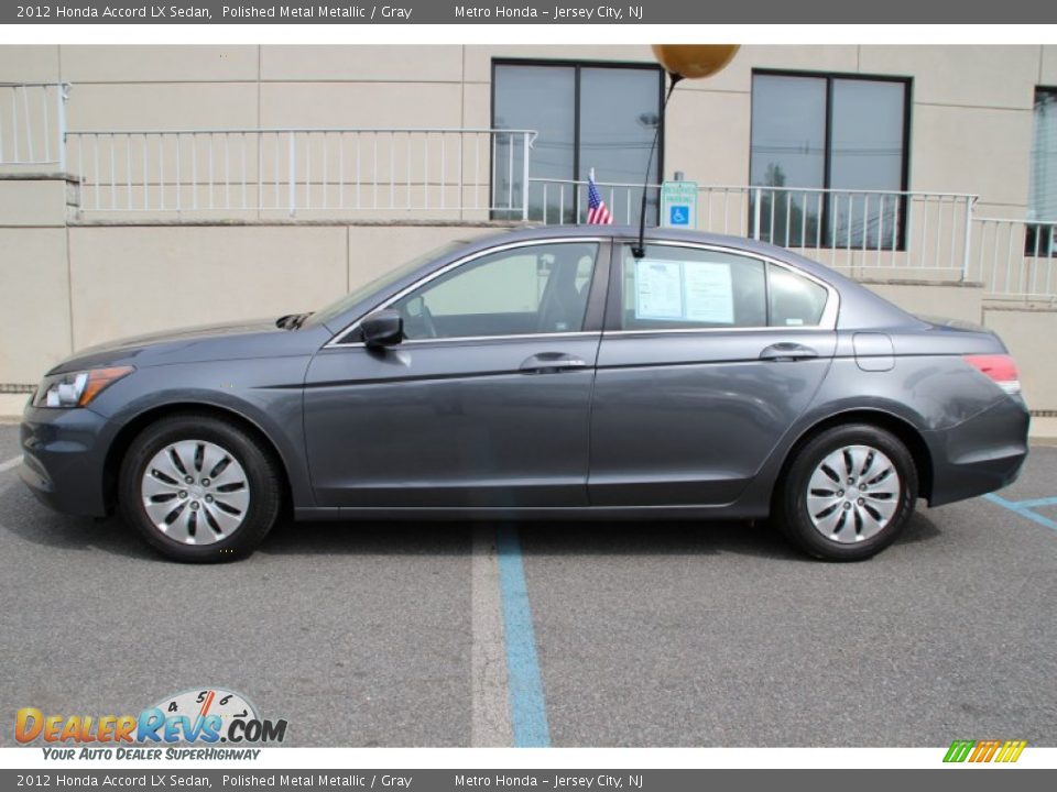 2012 Honda Accord LX Sedan Polished Metal Metallic / Gray Photo #8