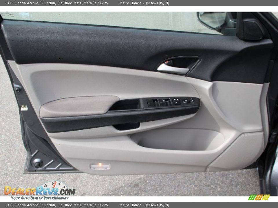 2012 Honda Accord LX Sedan Polished Metal Metallic / Gray Photo #9