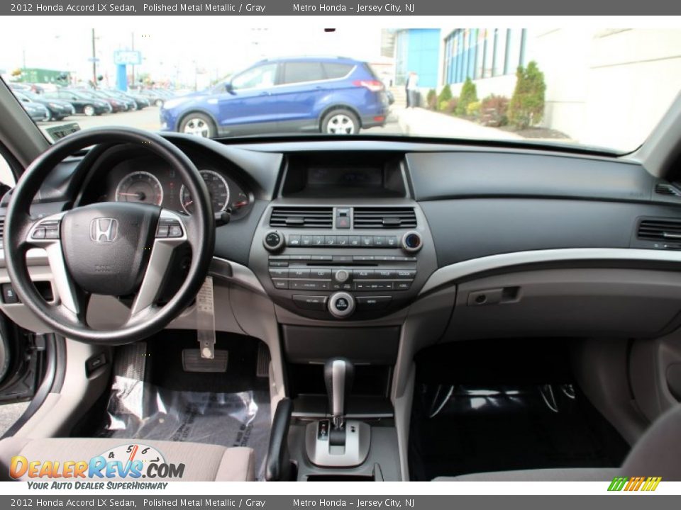 2012 Honda Accord LX Sedan Polished Metal Metallic / Gray Photo #13
