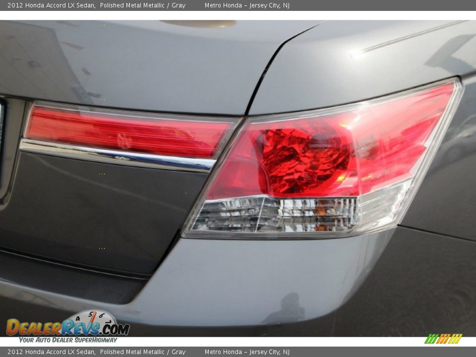 2012 Honda Accord LX Sedan Polished Metal Metallic / Gray Photo #21