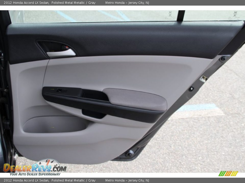 2012 Honda Accord LX Sedan Polished Metal Metallic / Gray Photo #22