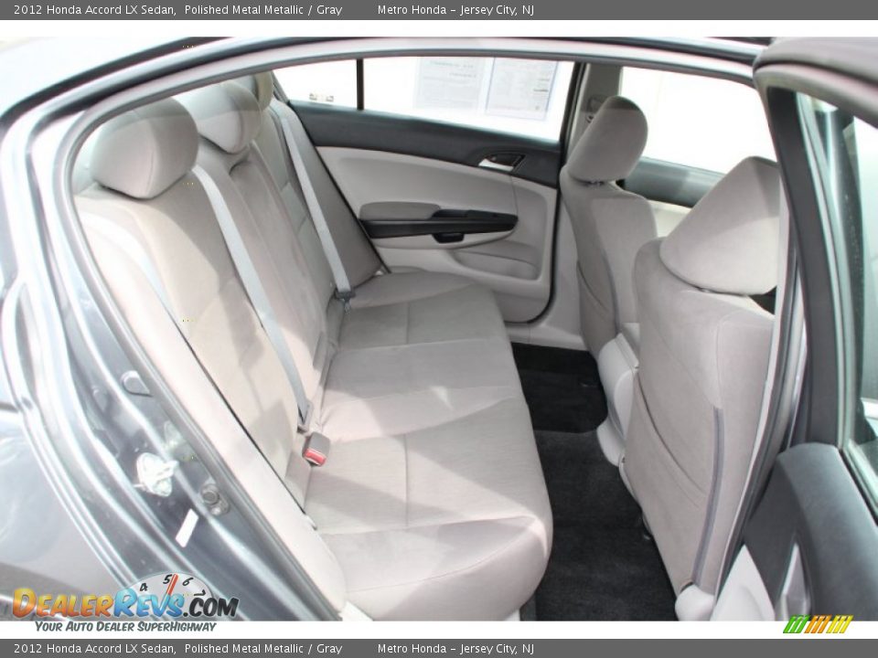 2012 Honda Accord LX Sedan Polished Metal Metallic / Gray Photo #23