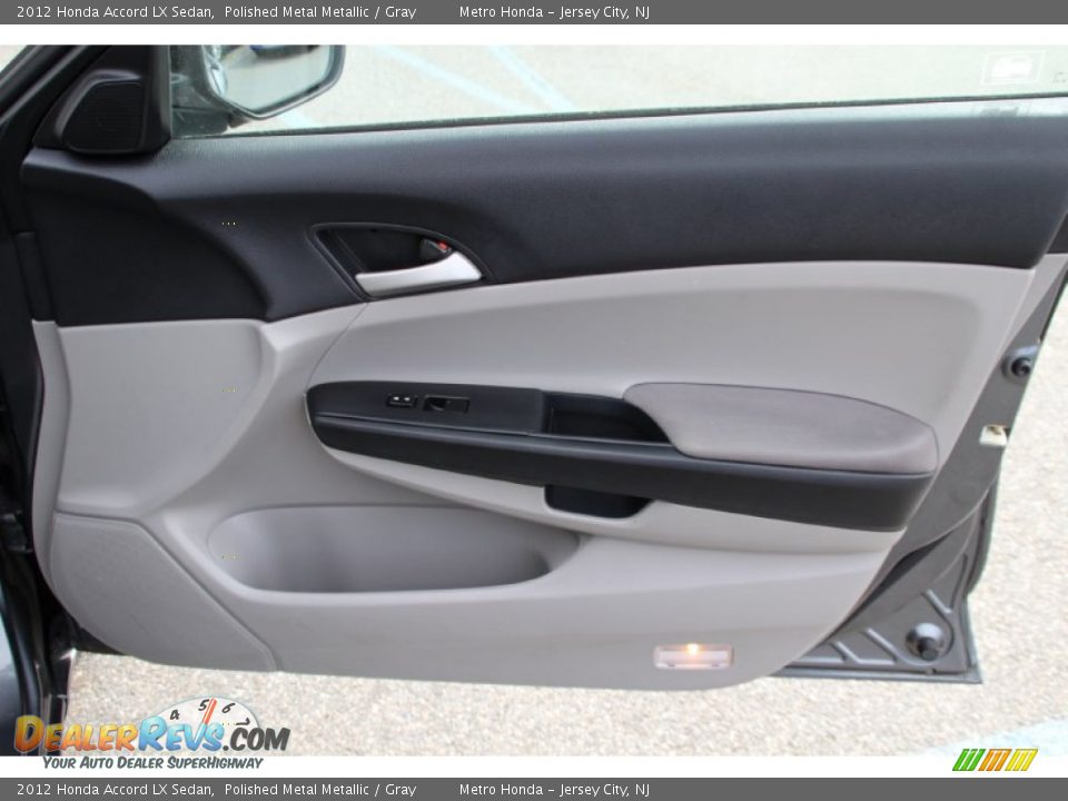 2012 Honda Accord LX Sedan Polished Metal Metallic / Gray Photo #24