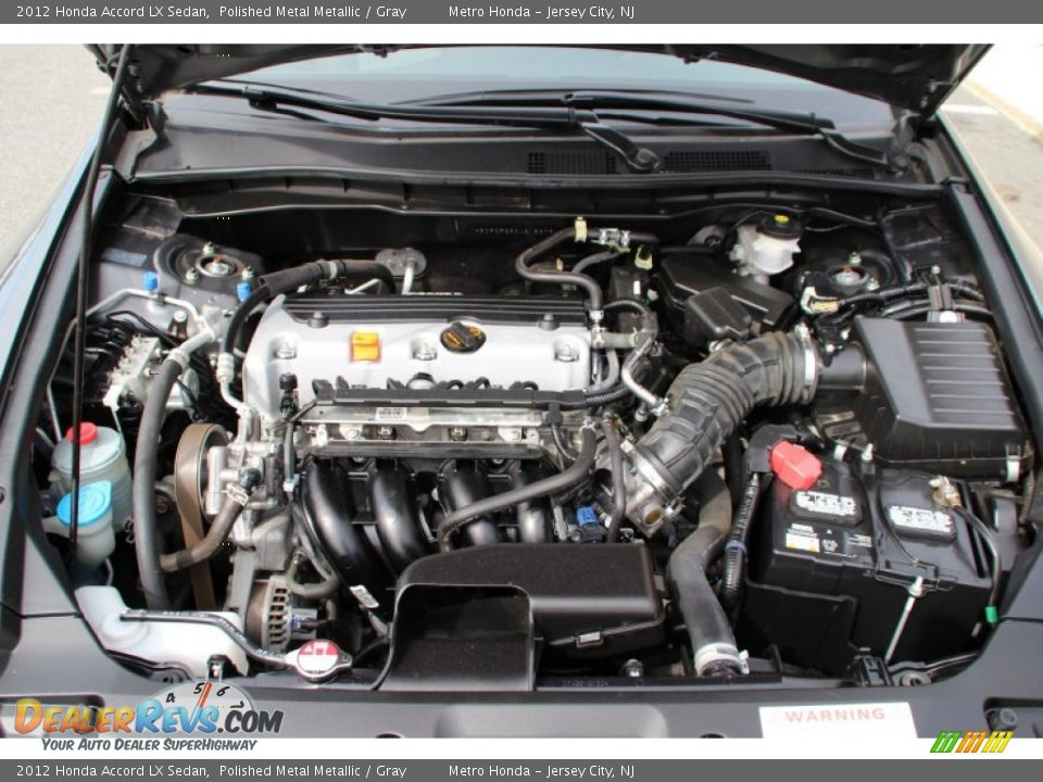 2012 Honda Accord LX Sedan Polished Metal Metallic / Gray Photo #27