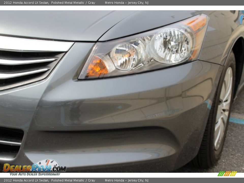 2012 Honda Accord LX Sedan Polished Metal Metallic / Gray Photo #28