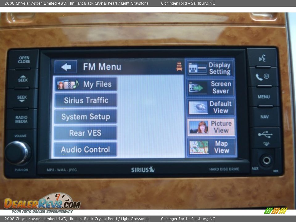 2008 Chrysler Aspen Limited 4WD Brilliant Black Crystal Pearl / Light Graystone Photo #21