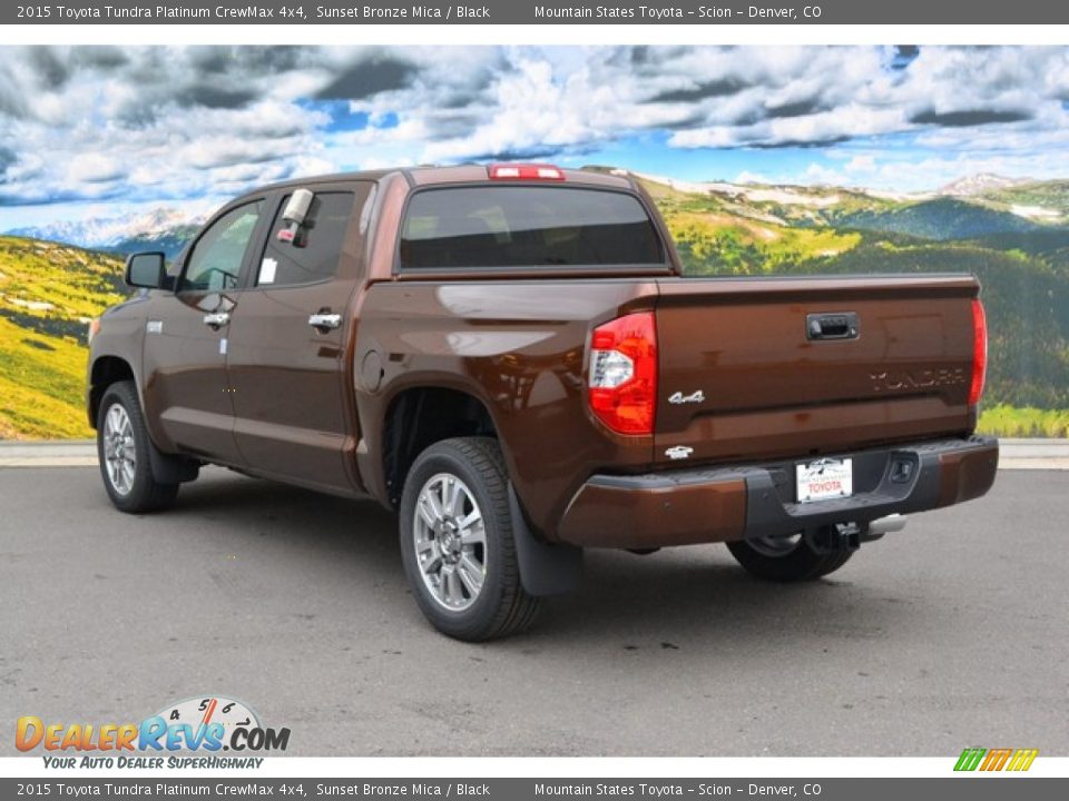 2015 Toyota Tundra Platinum CrewMax 4x4 Sunset Bronze Mica / Black Photo #3
