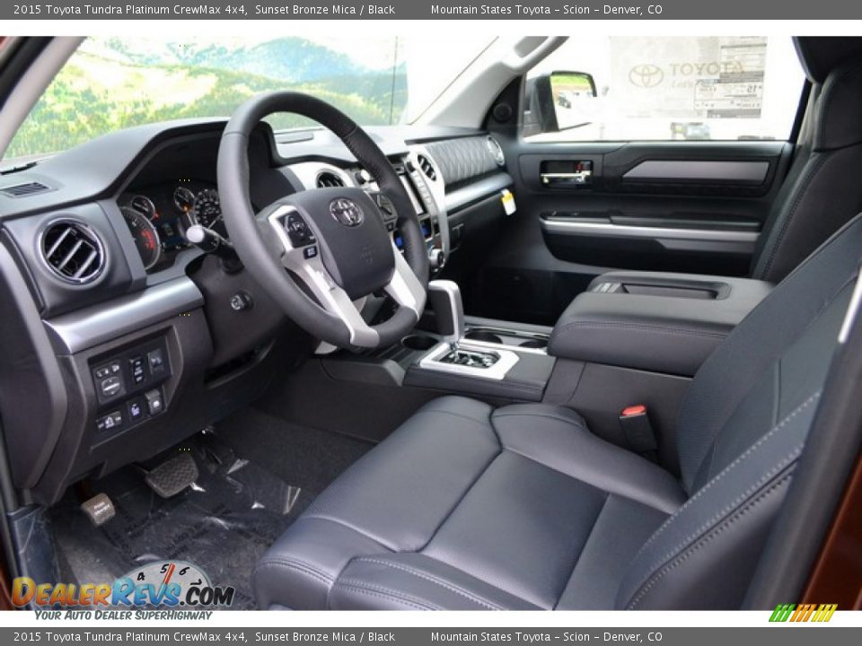 2015 Toyota Tundra Platinum CrewMax 4x4 Sunset Bronze Mica / Black Photo #5