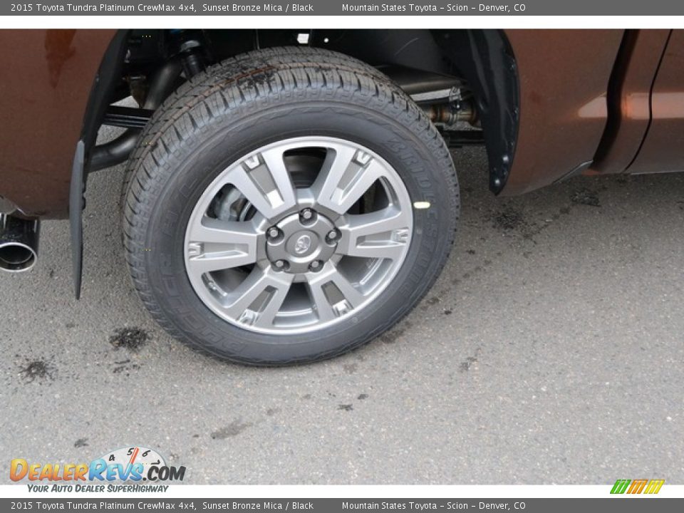 2015 Toyota Tundra Platinum CrewMax 4x4 Sunset Bronze Mica / Black Photo #13