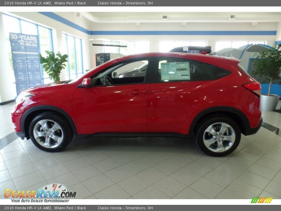 Milano Red 2016 Honda HR-V LX AWD Photo #3