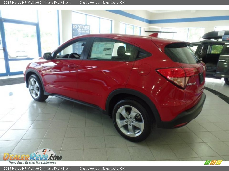 2016 Honda HR-V LX AWD Milano Red / Black Photo #4