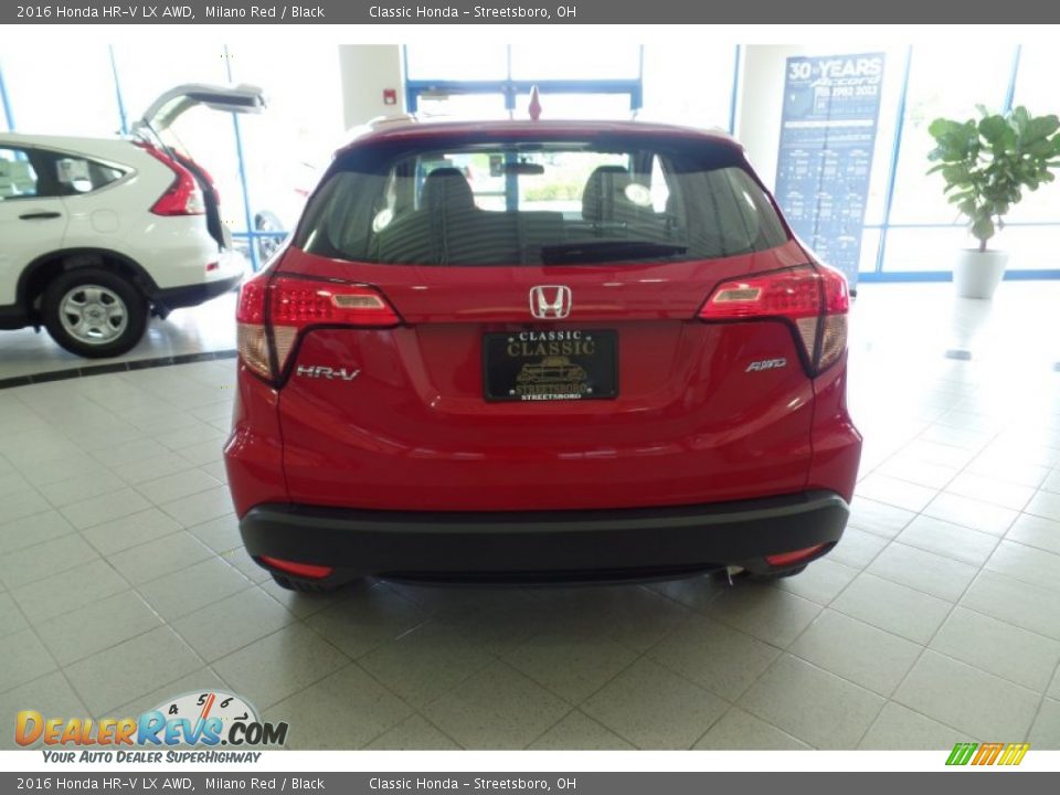 2016 Honda HR-V LX AWD Milano Red / Black Photo #5
