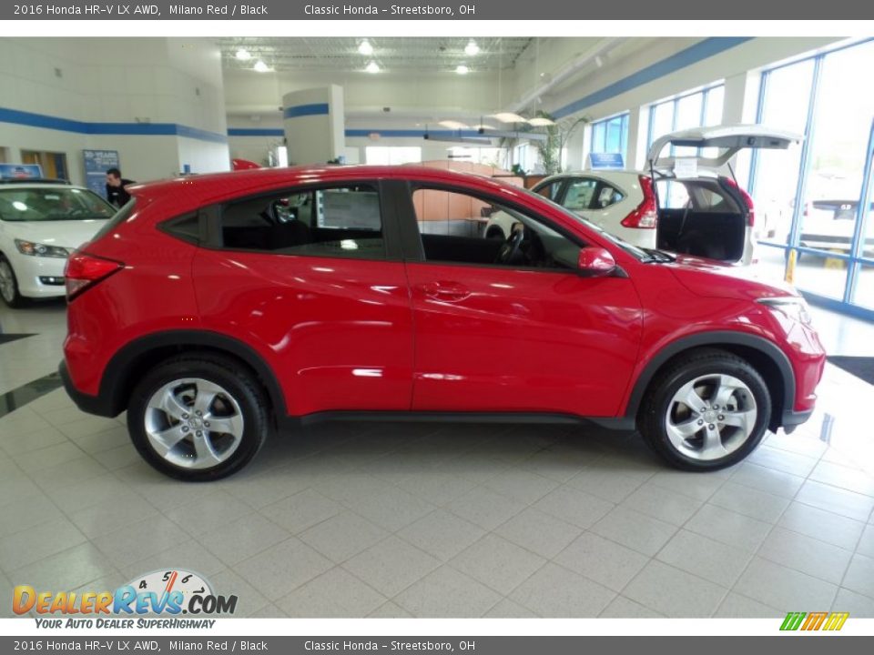 Milano Red 2016 Honda HR-V LX AWD Photo #7