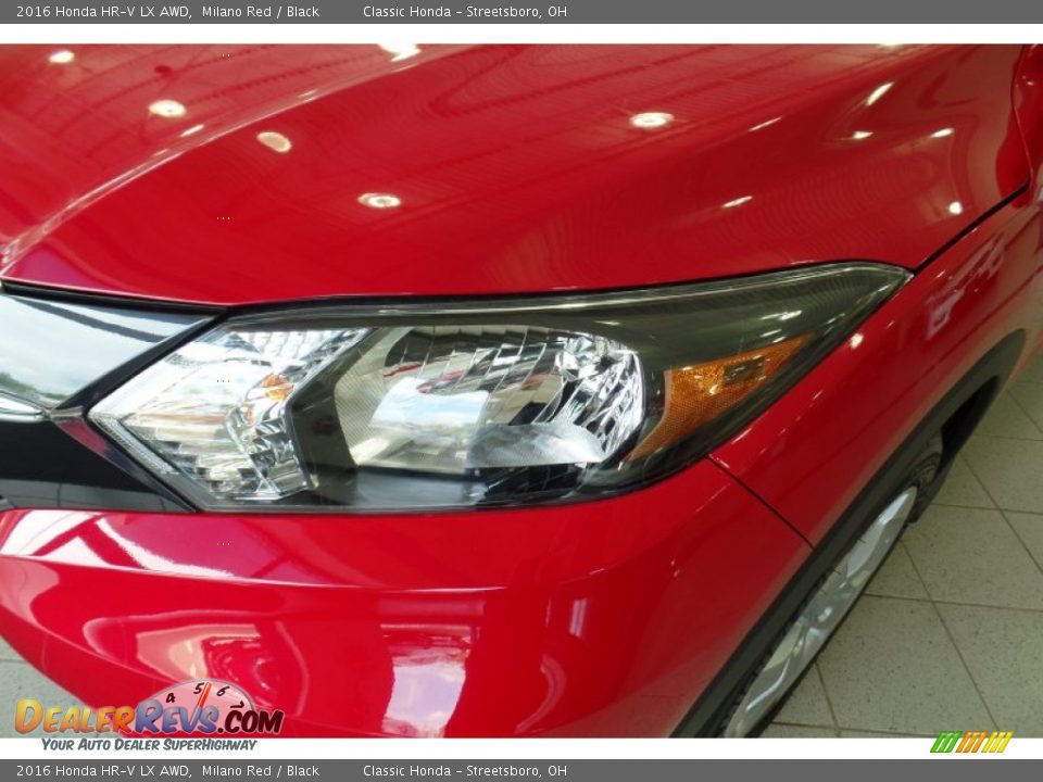 2016 Honda HR-V LX AWD Milano Red / Black Photo #10