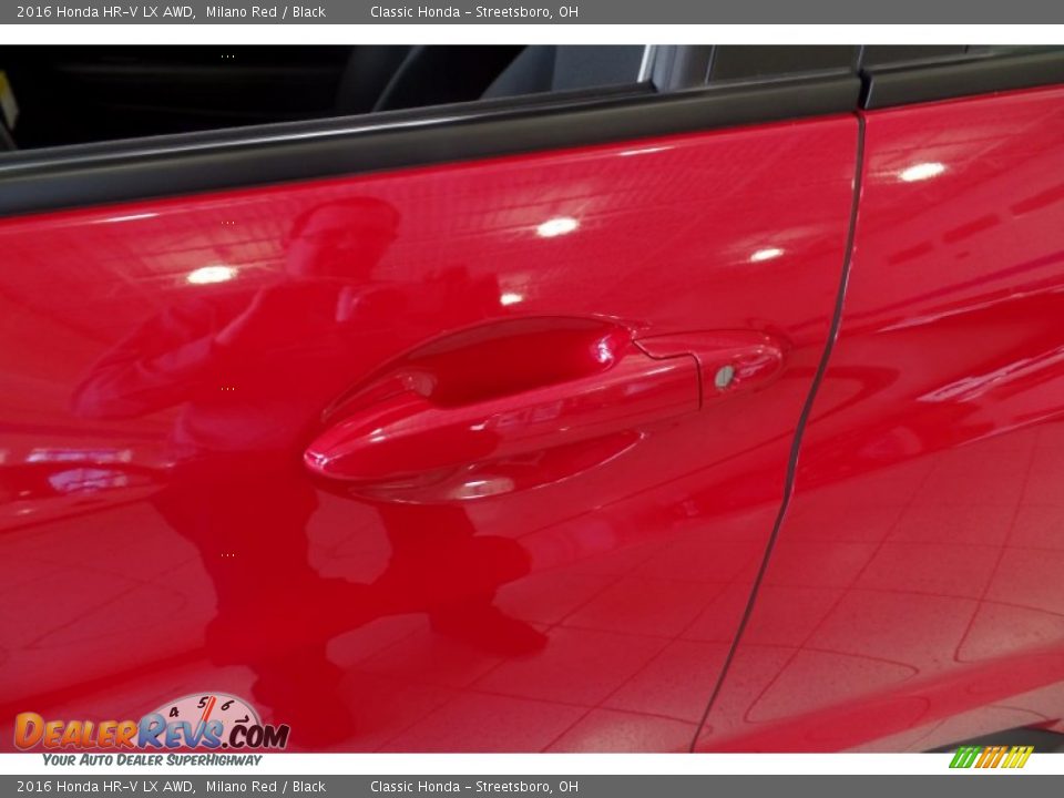 2016 Honda HR-V LX AWD Milano Red / Black Photo #13