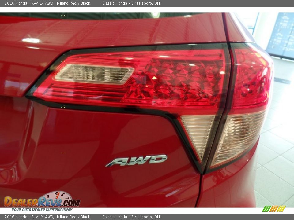 2016 Honda HR-V LX AWD Milano Red / Black Photo #18