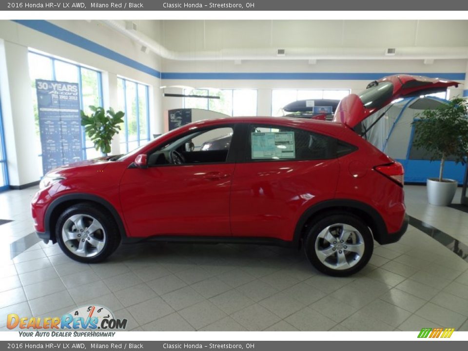 2016 Honda HR-V LX AWD Milano Red / Black Photo #20