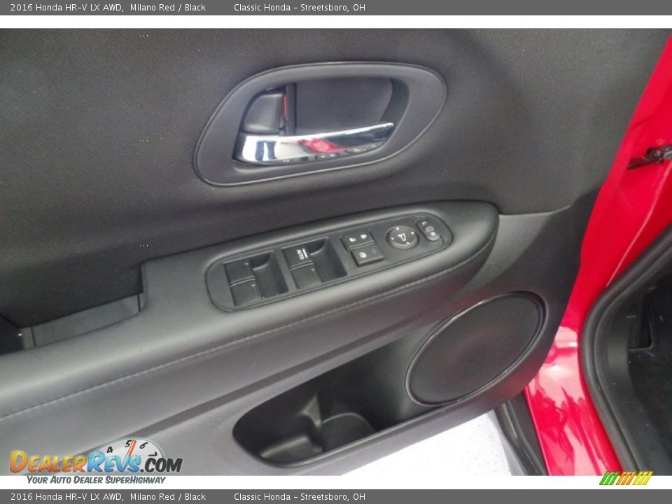 2016 Honda HR-V LX AWD Milano Red / Black Photo #31