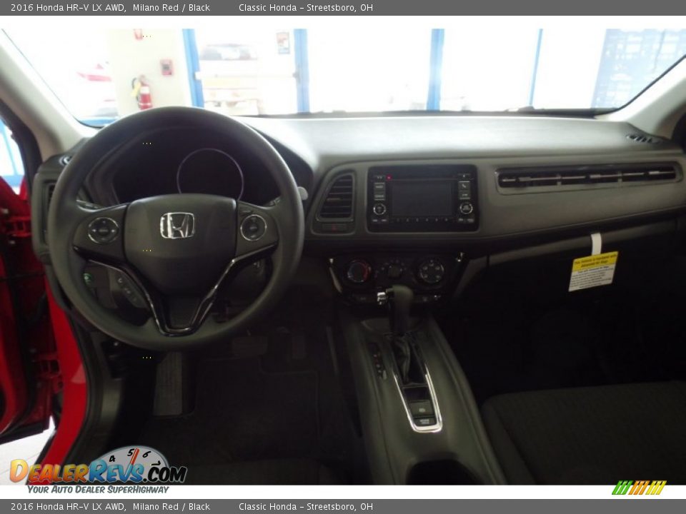 2016 Honda HR-V LX AWD Milano Red / Black Photo #34