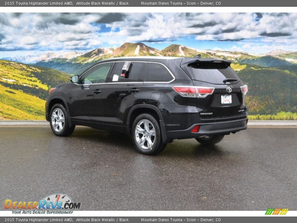 2015 Toyota Highlander Limited AWD Attitude Black Metallic / Black Photo #3