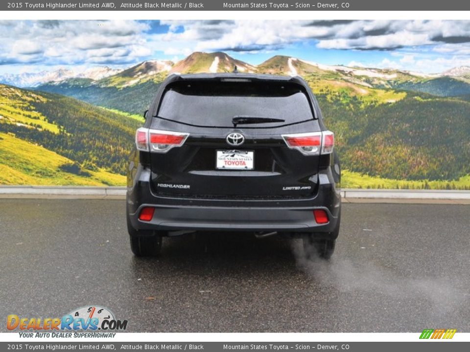 2015 Toyota Highlander Limited AWD Attitude Black Metallic / Black Photo #4