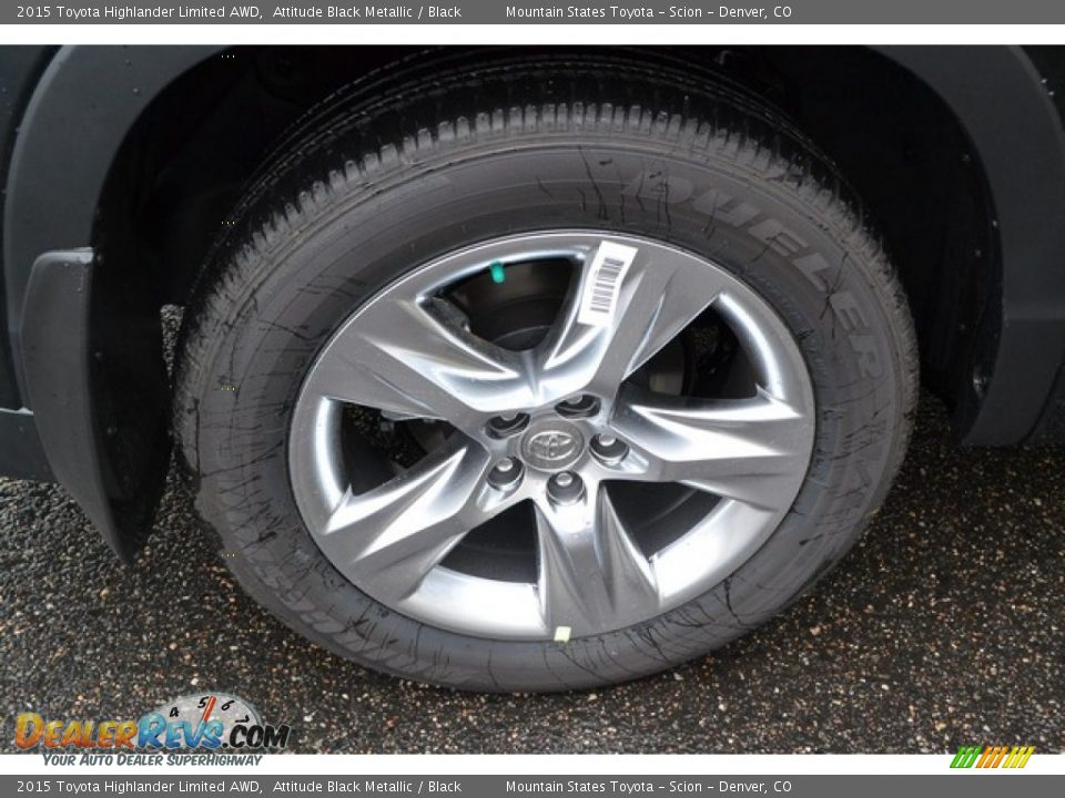 2015 Toyota Highlander Limited AWD Attitude Black Metallic / Black Photo #10