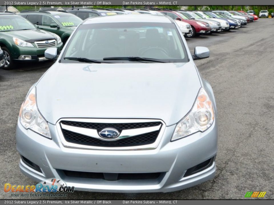 2012 Subaru Legacy 2.5i Premium Ice Silver Metallic / Off Black Photo #2