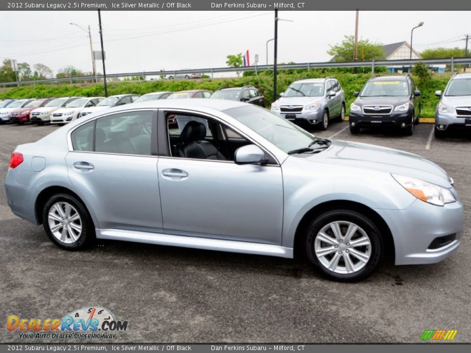 2012 Subaru Legacy 2.5i Premium Ice Silver Metallic / Off Black Photo #4