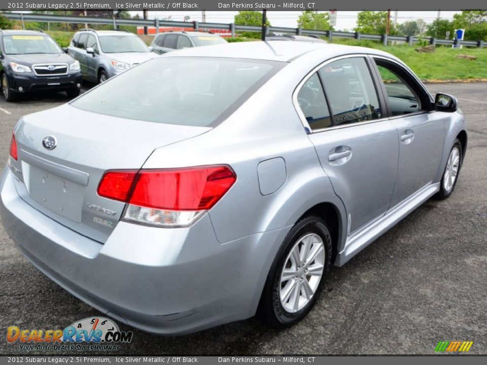 2012 Subaru Legacy 2.5i Premium Ice Silver Metallic / Off Black Photo #6
