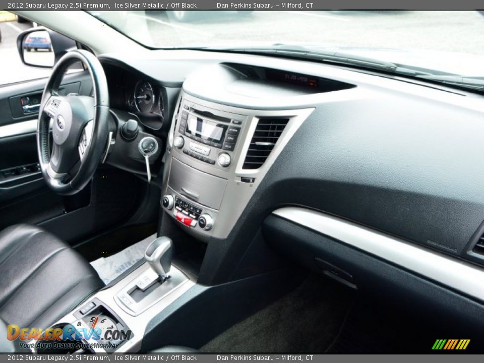 2012 Subaru Legacy 2.5i Premium Ice Silver Metallic / Off Black Photo #9