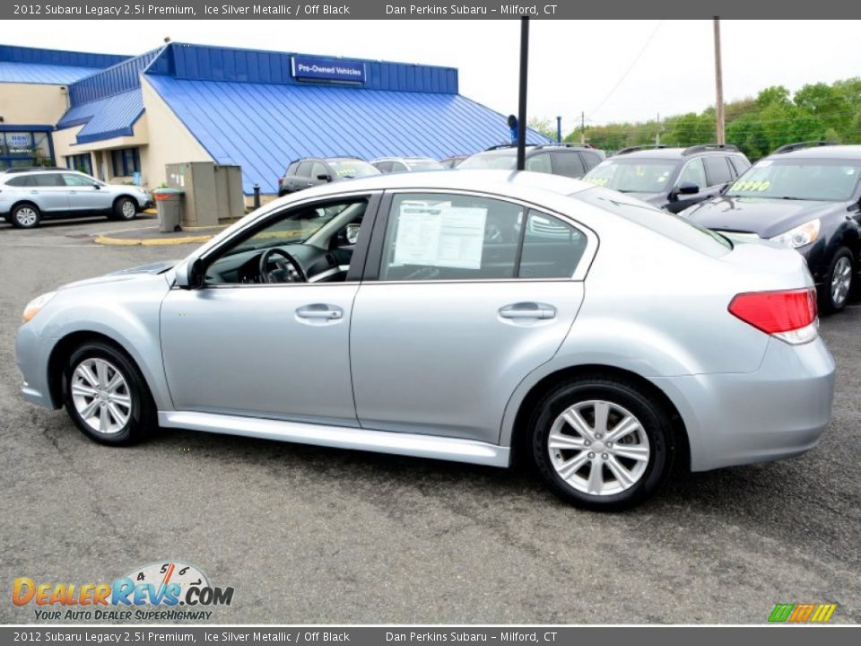 2012 Subaru Legacy 2.5i Premium Ice Silver Metallic / Off Black Photo #10