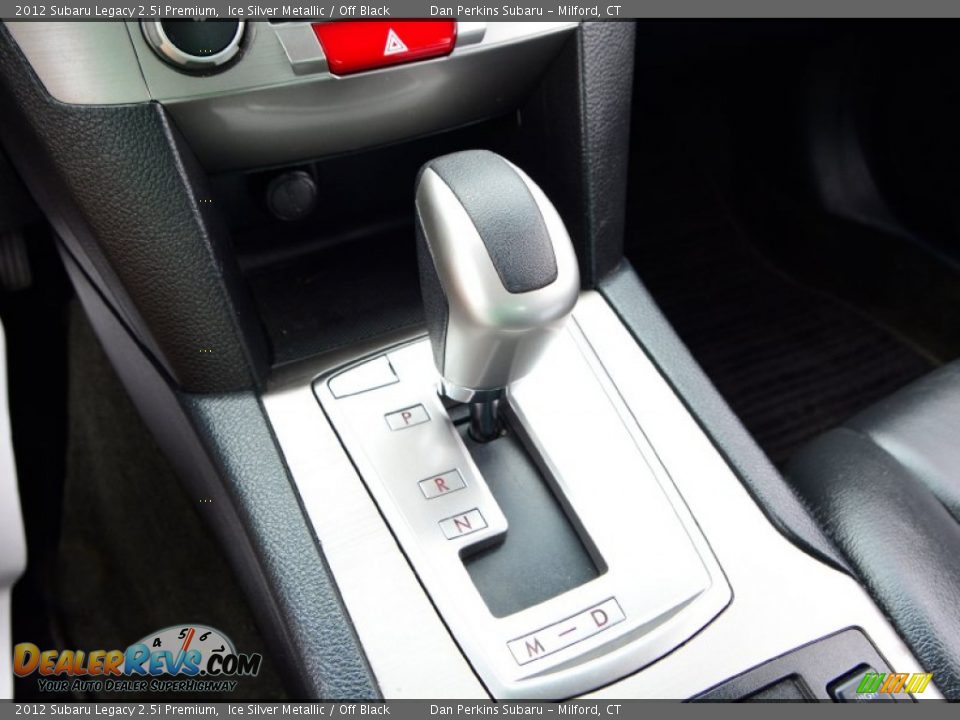 2012 Subaru Legacy 2.5i Premium Ice Silver Metallic / Off Black Photo #12