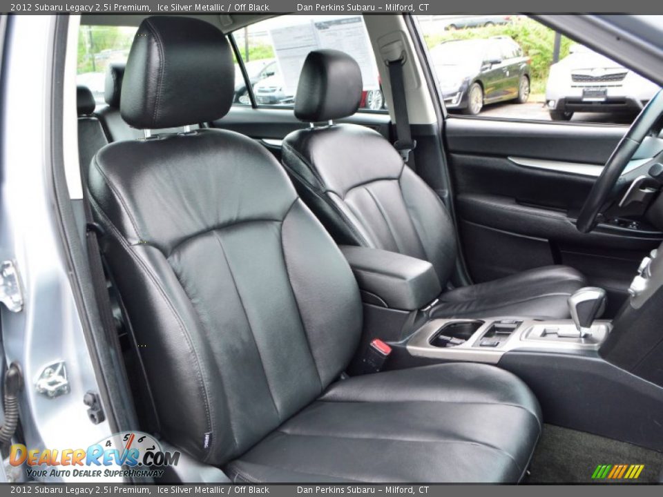 2012 Subaru Legacy 2.5i Premium Ice Silver Metallic / Off Black Photo #13