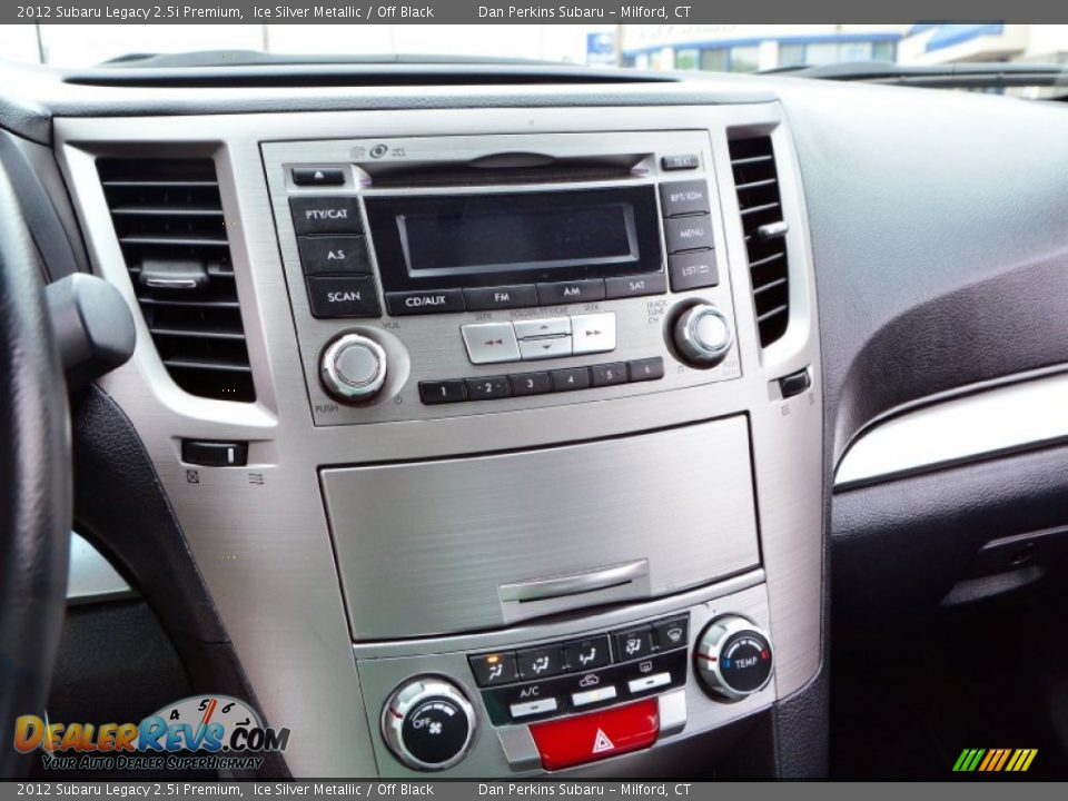 2012 Subaru Legacy 2.5i Premium Ice Silver Metallic / Off Black Photo #14