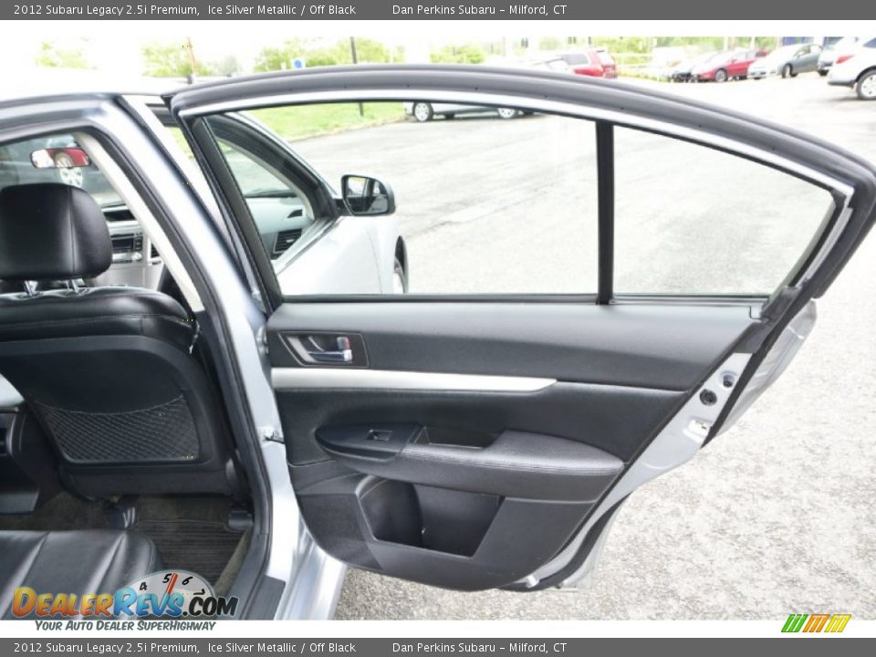 2012 Subaru Legacy 2.5i Premium Ice Silver Metallic / Off Black Photo #17