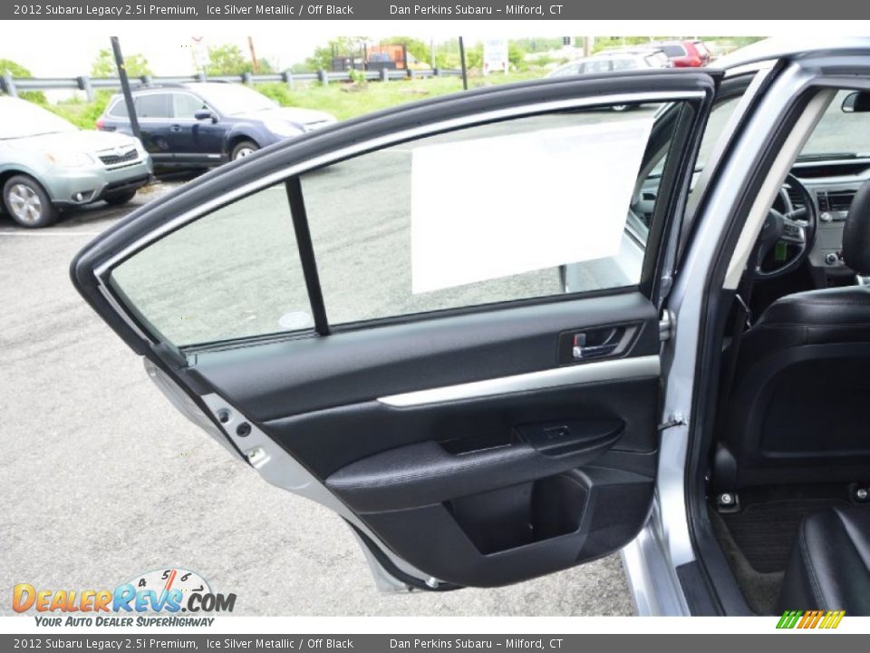 2012 Subaru Legacy 2.5i Premium Ice Silver Metallic / Off Black Photo #18