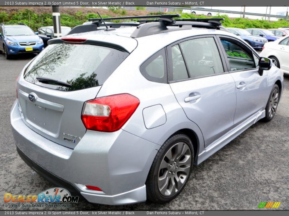 2013 Subaru Impreza 2.0i Sport Limited 5 Door Ice Silver Metallic / Black Photo #6