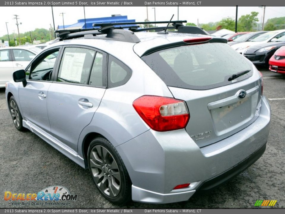2013 Subaru Impreza 2.0i Sport Limited 5 Door Ice Silver Metallic / Black Photo #10