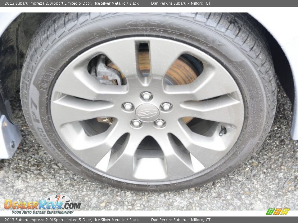 2013 Subaru Impreza 2.0i Sport Limited 5 Door Ice Silver Metallic / Black Photo #23