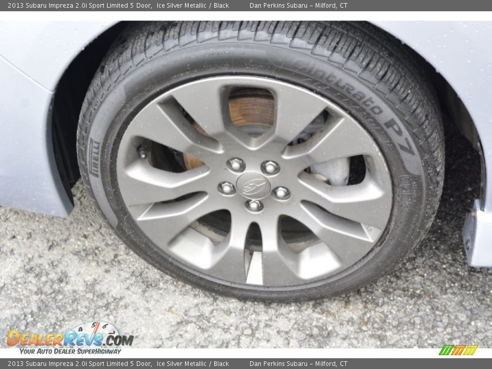 2013 Subaru Impreza 2.0i Sport Limited 5 Door Ice Silver Metallic / Black Photo #25