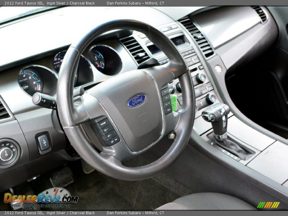2012 Ford Taurus SEL Ingot Silver / Charcoal Black Photo #5