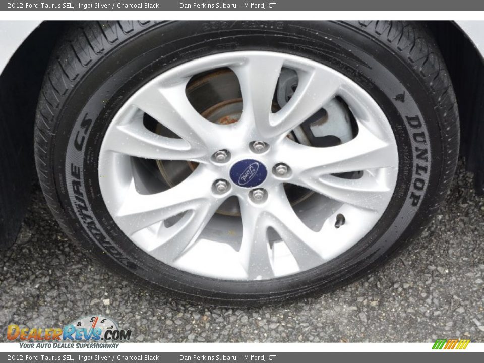 2012 Ford Taurus SEL Ingot Silver / Charcoal Black Photo #19