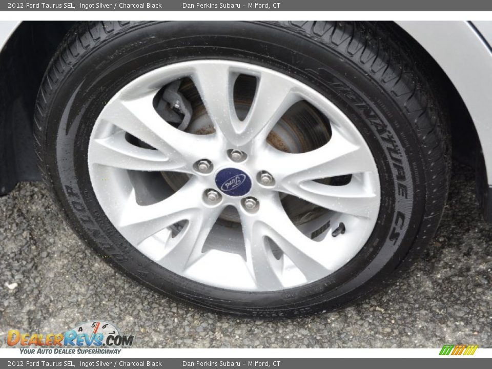 2012 Ford Taurus SEL Ingot Silver / Charcoal Black Photo #20