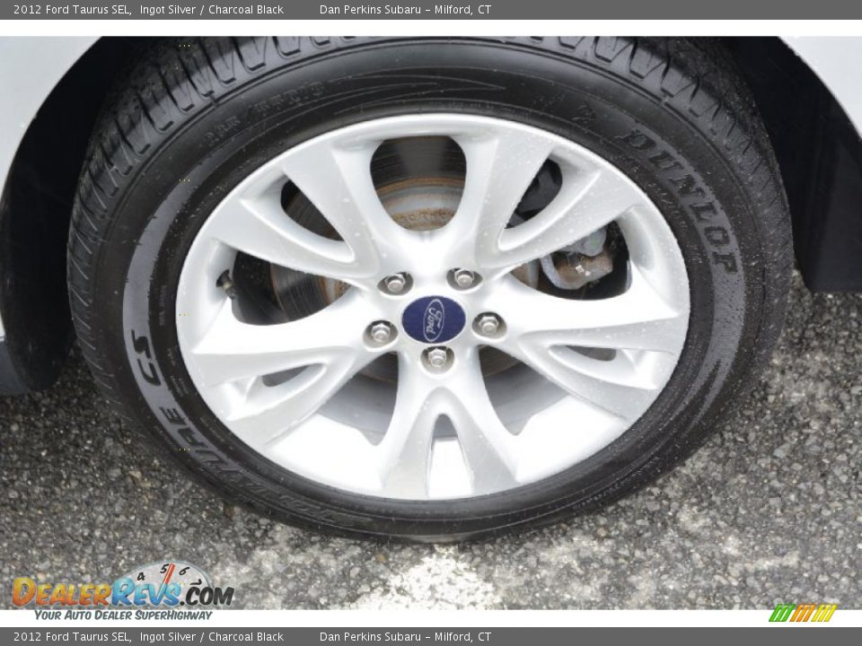 2012 Ford Taurus SEL Ingot Silver / Charcoal Black Photo #21