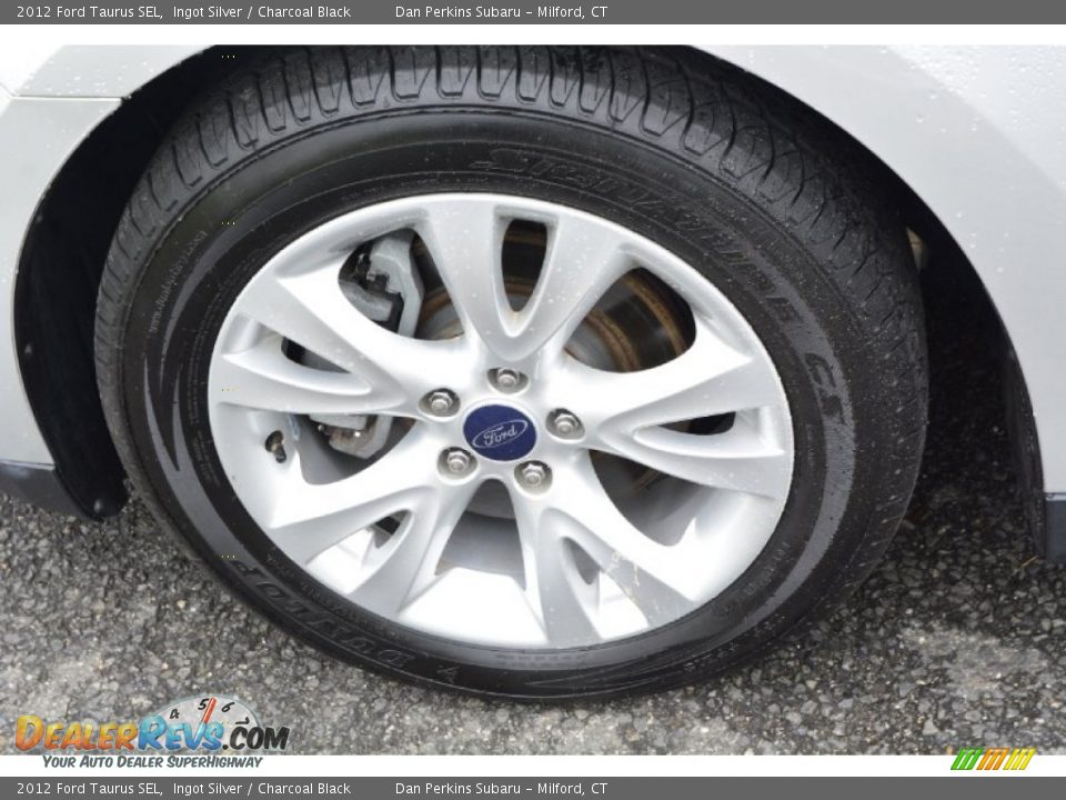 2012 Ford Taurus SEL Ingot Silver / Charcoal Black Photo #22