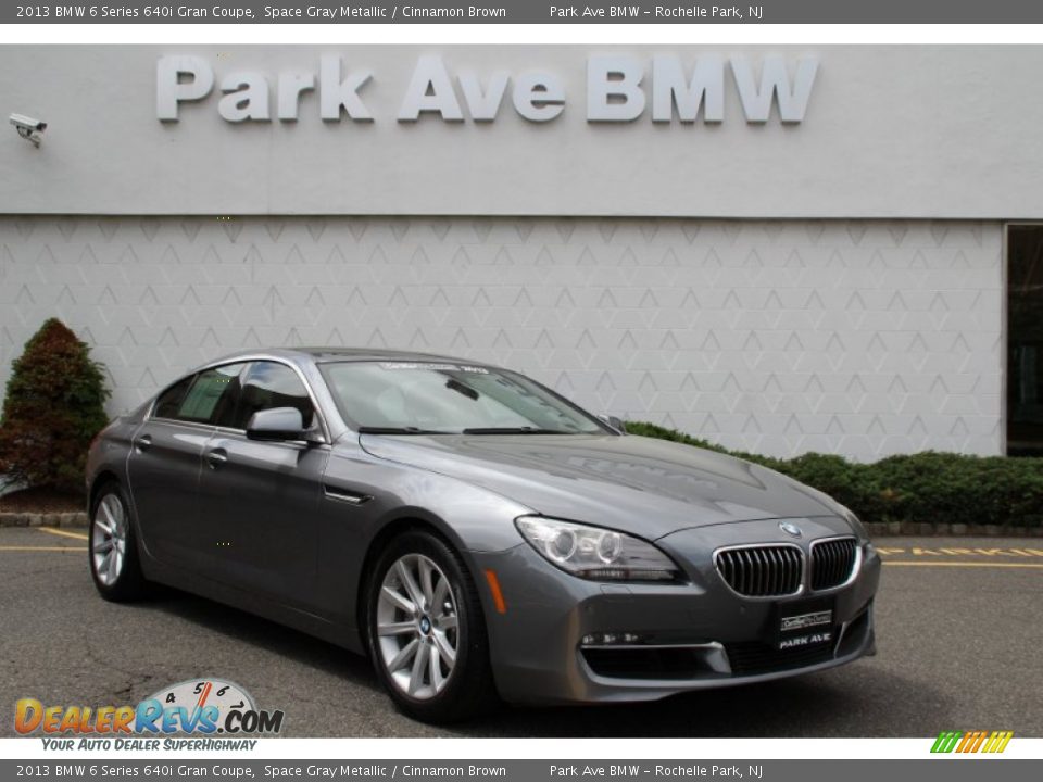 2013 BMW 6 Series 640i Gran Coupe Space Gray Metallic / Cinnamon Brown Photo #1