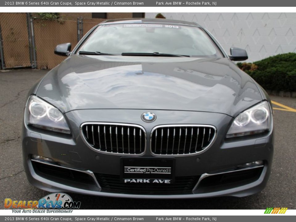 2013 BMW 6 Series 640i Gran Coupe Space Gray Metallic / Cinnamon Brown Photo #7