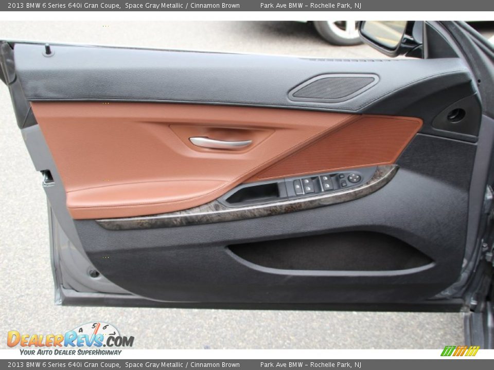 2013 BMW 6 Series 640i Gran Coupe Space Gray Metallic / Cinnamon Brown Photo #8