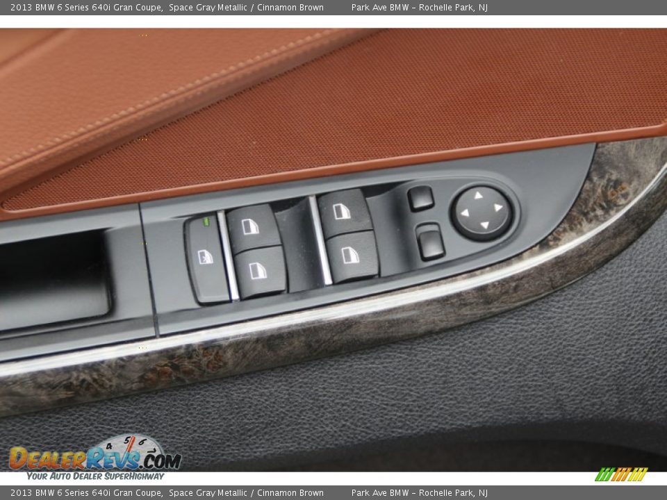 2013 BMW 6 Series 640i Gran Coupe Space Gray Metallic / Cinnamon Brown Photo #9
