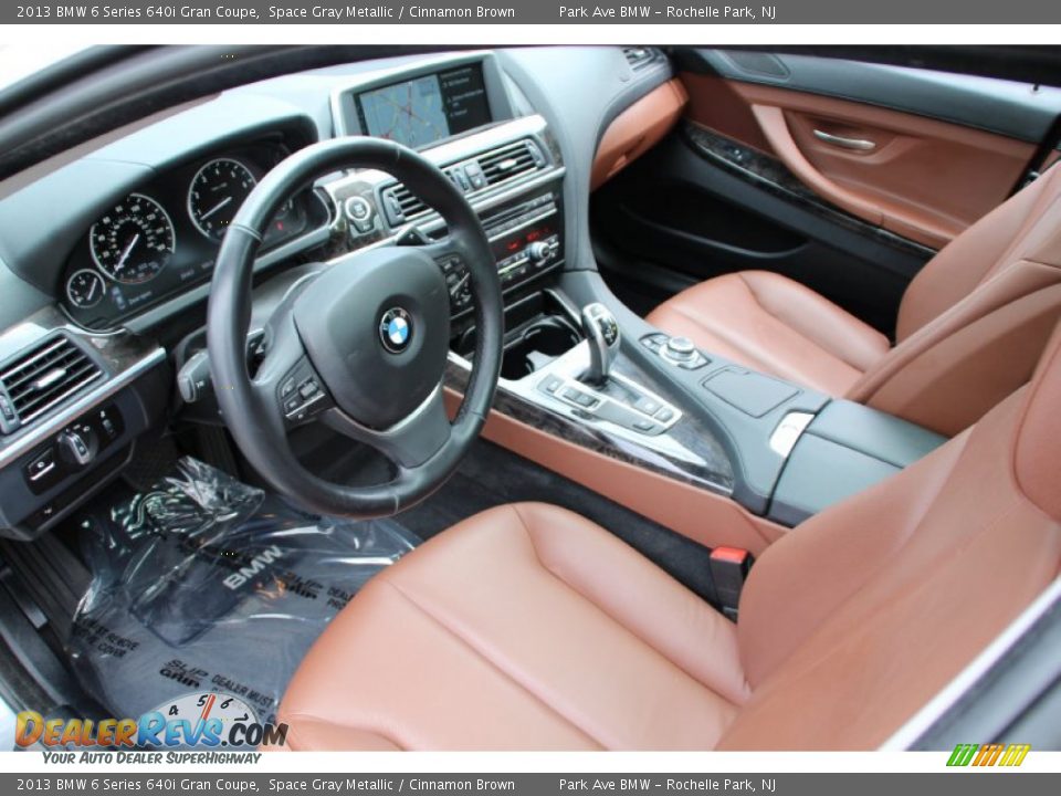 Cinnamon Brown Interior - 2013 BMW 6 Series 640i Gran Coupe Photo #10